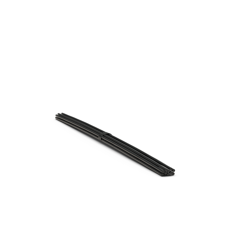 JANZEN Ratanové tyčinky Black (8 ks)