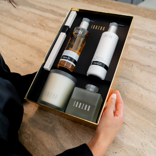 JANZEN darčeková sada Luxury Moments Black 4 ks