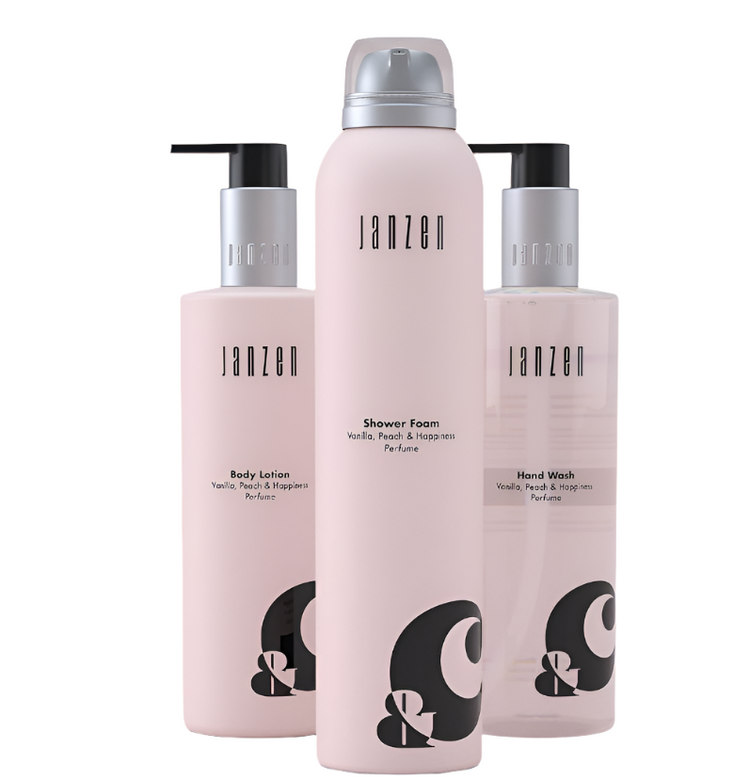 JANZEN sprchová pěna Vanilla Peach 200 ml